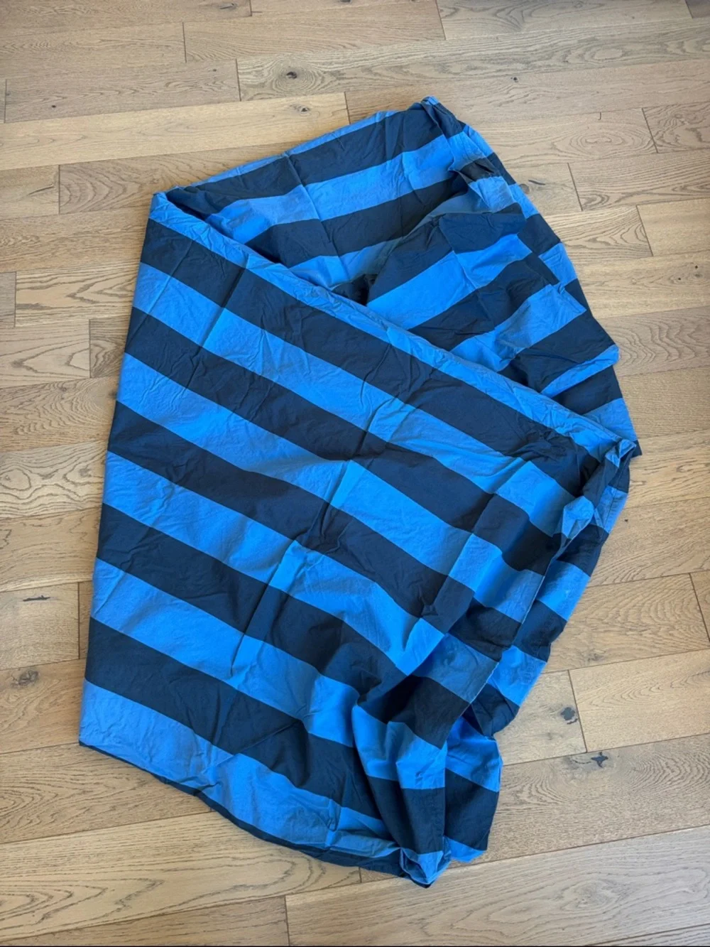 PBTeen Blue and Navy Rugby Stripe Duvet